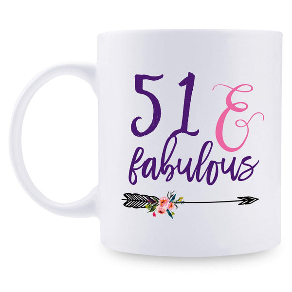 51st Birthday Gifts for Men - 1968 Birthday Gifts for Men, 51 Years Old Birthday Gifts Coffee Mug for Dad, Husband, Friend, Brother, Him, Colleague, Coworker - 11oz