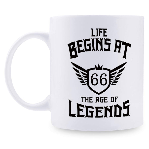 66th Birthday Gifts for Men - 1953 Birthday Gifts for Men, 66 Years Old Birthday Gifts Coffee Mug for Dad, Husband, Friend, Brother, Him, Colleague, Coworker - 11oz