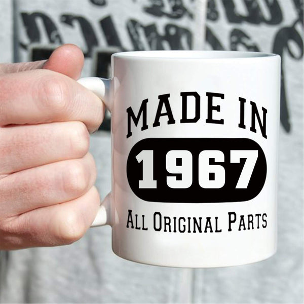 52nd Birthday Gifts for Men - 1967 Birthday Gifts for Men, 52 Years Old Birthday Gifts Coffee Mug for Dad, Husband, Friend, Brother, Him, Colleague, Coworker - 11oz