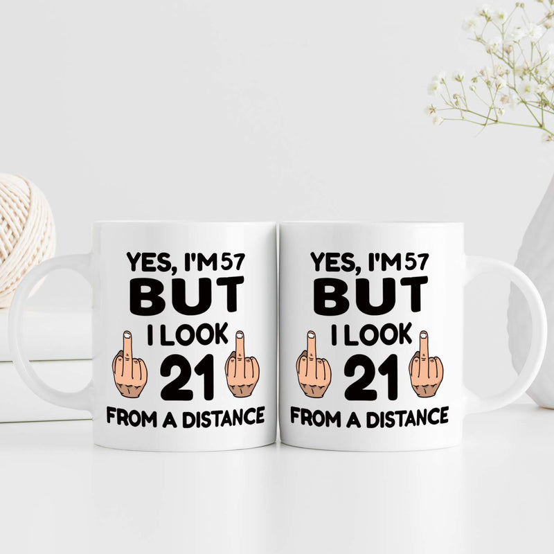 57th Birthday Gifts For Men - 1962 Birthday Gifts for Men, 57 Years Old Birthday Gifts Coffee Mug for Dad, Husband, Friend, Brother, Him, Colleague, Coworker - 11oz