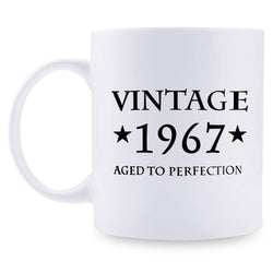 52nd Birthday Gifts for Women - 1967 Birthday Gifts for Women, 52 Years Old Birthday Gifts Coffee Mug for Mom, Wife, Friend, Sister, Her, Colleague, Coworker - 11oz