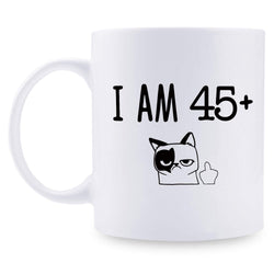 46th Birthday Gifts for Women - 1973 Birthday Gifts for Women, 46 Years Old Birthday Gifts Coffee Mug for Mom, Wife, Friend, Sister, Her, Colleague, Coworker - 11oz