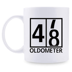 48th Birthday Gifts for Women - 1971 Birthday Gifts for Women, 48 Years Old Birthday Gifts Coffee Mug for Mom, Wife, Friend, Sister, Her, Colleague, Coworker, Oldometer Mug - 11oz