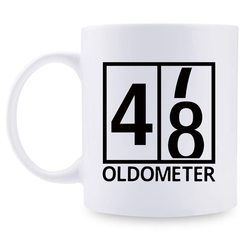 48th Birthday Gifts for Women - 1971 Birthday Gifts for Women, 48 Years Old Birthday Gifts Coffee Mug for Mom, Wife, Friend, Sister, Her, Colleague, Coworker, Oldometer Mug - 11oz