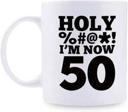 50th Birthday Gifts for Women - 1969 Birthday Gifts for Women, 50 Years Old Birthday Gifts Coffee Mug for Mom, Wife, Friend, Sister, Her, Colleague, Coworker, HOLY MUG - 11oz