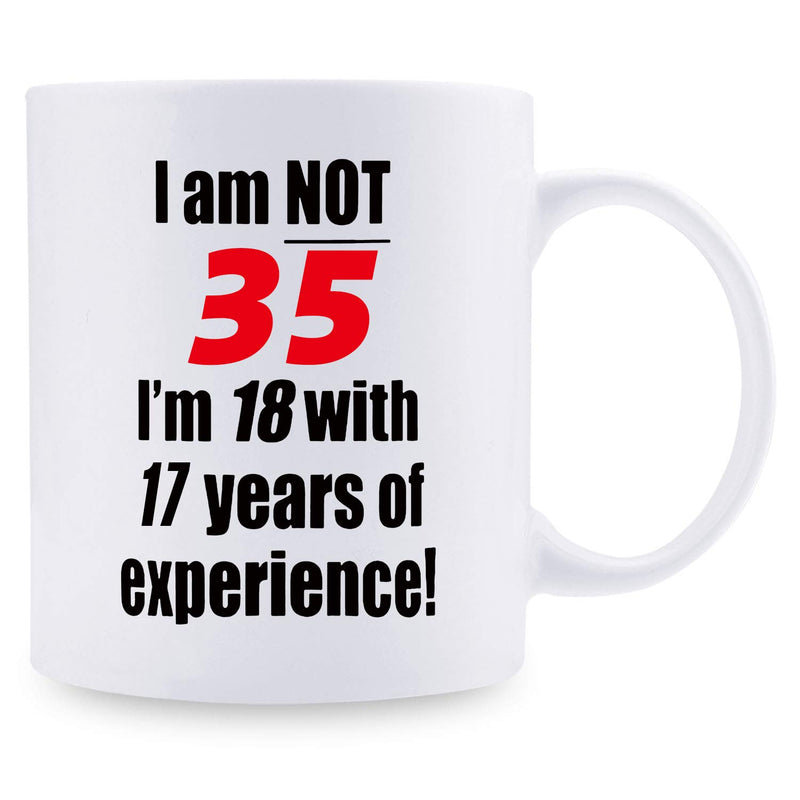 35th Birthday Gifts for Women - 1984 Birthday Gifts for Women, 35 Years Old Birthday Gifts Coffee Mug for Mom, Wife, Friend, Sister, Her, Colleague, Coworker - 11oz