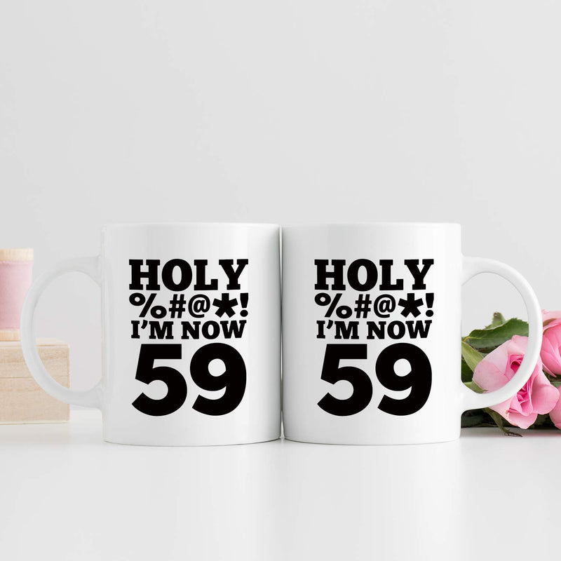 59th Birthday Gifts for Women - 1960 Birthday Gifts for Women, 59 Years Old Birthday Gifts Coffee Mug for Mom, Wife, Friend, Sister, Her, Colleague, Coworker, HOLY MUG - 11oz