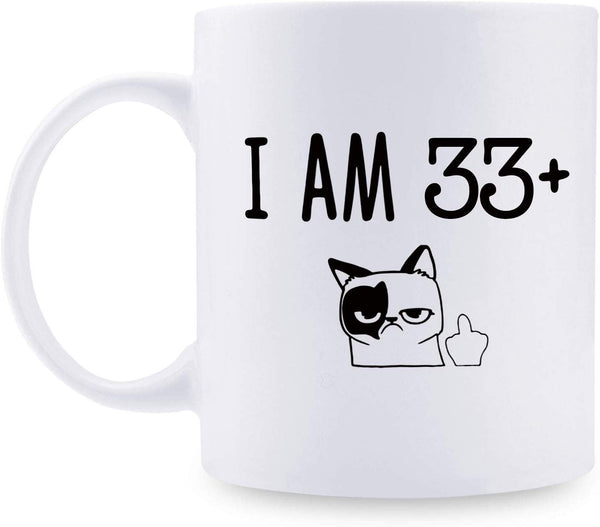 34th Birthday Gifts for Women - 1985 Birthday Gifts for Women, 34 Years Old Birthday Gifts Coffee Mug for Mom, Wife, Friend, Sister, Her, Colleague, Coworker - 11oz