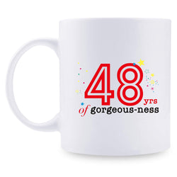 48th Birthday Gifts for Women - 1971 Birthday Gifts for Women, 48 Years Old Birthday Gifts Coffee Mug for Mom, Wife, Friend, Sister, Her, Colleague, Coworker - 11oz