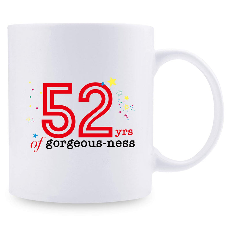 52nd Birthday Gifts for Women - 1967 Birthday Gifts for Women, 52 Years Old Birthday Gifts Coffee Mug for Mom, Wife, Friend, Sister, Her, Colleague, Coworker - 11oz