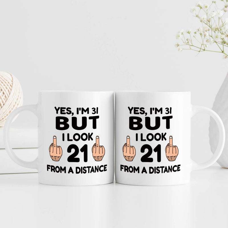 31st Birthday Gifts for Men - 1988 Birthday Gifts for Men, 31 Years Old Birthday Gifts Coffee Mug for Dad, Husband, Friend, Brother, Him, Colleague, Coworker - 11oz