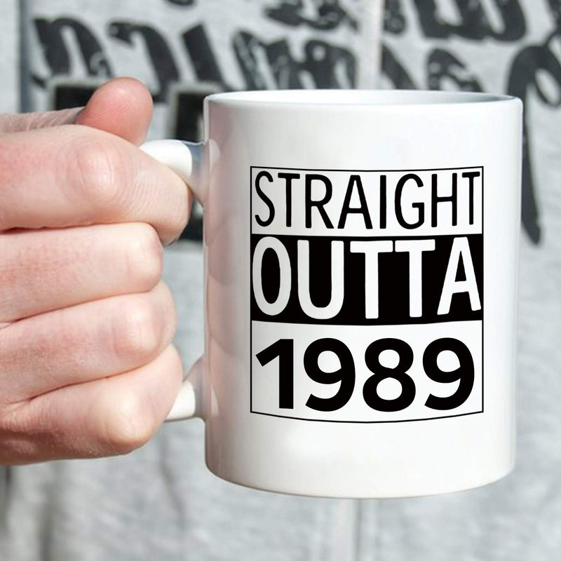 30th Birthday Gifts for Men - 1989 Birthday Gifts for Men, 30 Years Old Birthday Gifts Coffee Mug for Dad, Husband, Friend, Brother, Him, Colleague, Coworker - 11oz