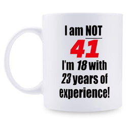 41st Birthday Gifts for Women - 1978 Birthday Gifts for Women, 41 Years Old Birthday Gifts Coffee Mug for Mom, Wife, Friend, Sister, Her, Colleague, Coworker - 11oz