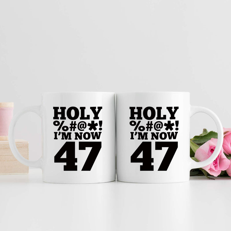 47th Birthday Gifts for Women - 1972 Birthday Gifts for Women, 47 Years Old Birthday Gifts Coffee Mug for Mom, Wife, Friend, Sister, Her, Colleague, Coworker, HOLY MUG- 11oz