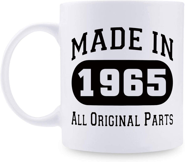 54th Birthday Gifts for Men - 1965 Birthday Gifts for Men, 54 Years Old Birthday Gifts Coffee Mug for Dad, Husband, Friend, Brother, Him, Colleague, Coworker - 11oz