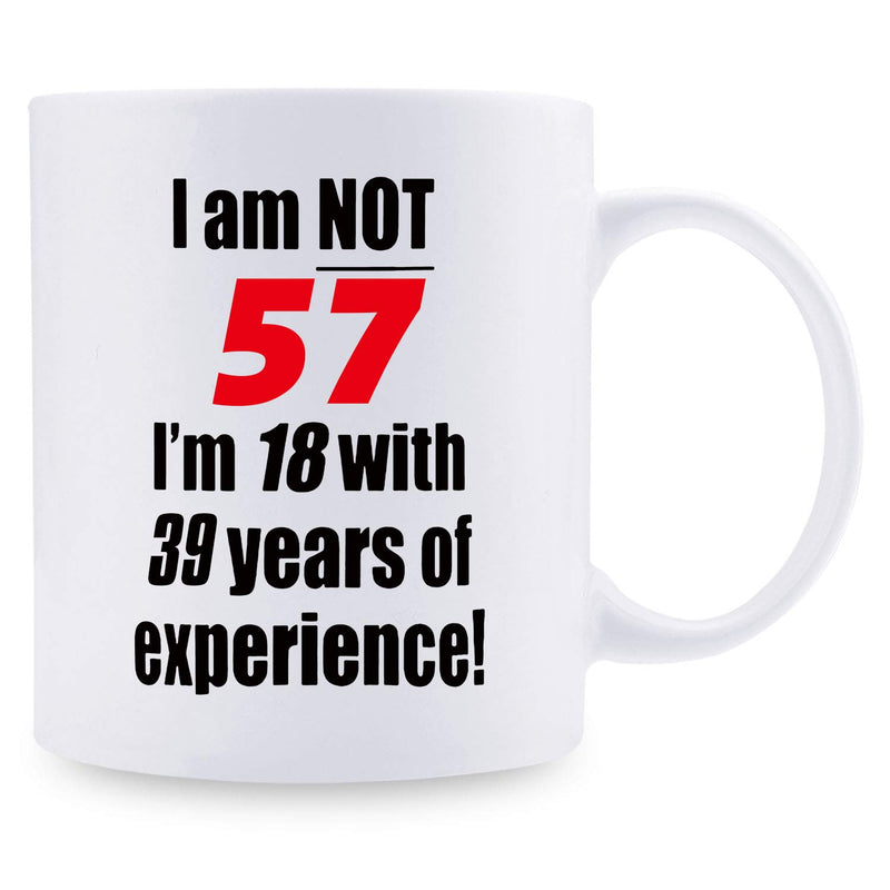 57th Birthday Gifts for Women - 1962 Birthday Gifts for Women, 57 Years Old Birthday Gifts Coffee Mug for Mom, Wife, Friend, Sister, Her, Colleague, Coworker - 11oz