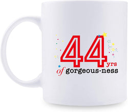 44th Birthday Gifts for Men - 1975 Birthday Gifts for Men, 44 Years Old Birthday Gifts Coffee Mug for Dad, Husband, Friend, Brother, Him, Colleague, Coworker - 11oz