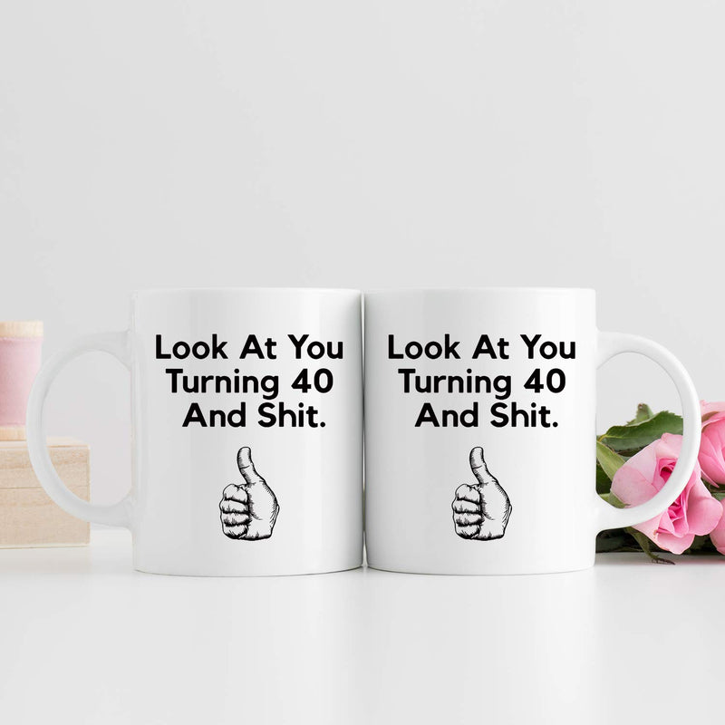 40th Birthday Gifts for Men - 1979 Birthday Gifts for Men, 40 Years Old Birthday Gifts Coffee Mug for Dad, Husband, Friend, Brother, Him, Colleague, Coworker - 11oz