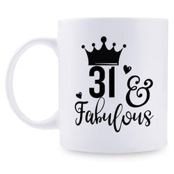 31st Birthday Gifts for Women - 1988 Birthday Gifts for Women, 31 Years Old Birthday Gifts Coffee Mug for Mom, Wife, Friend, Sister, Her, Colleague, Coworker - 11oz