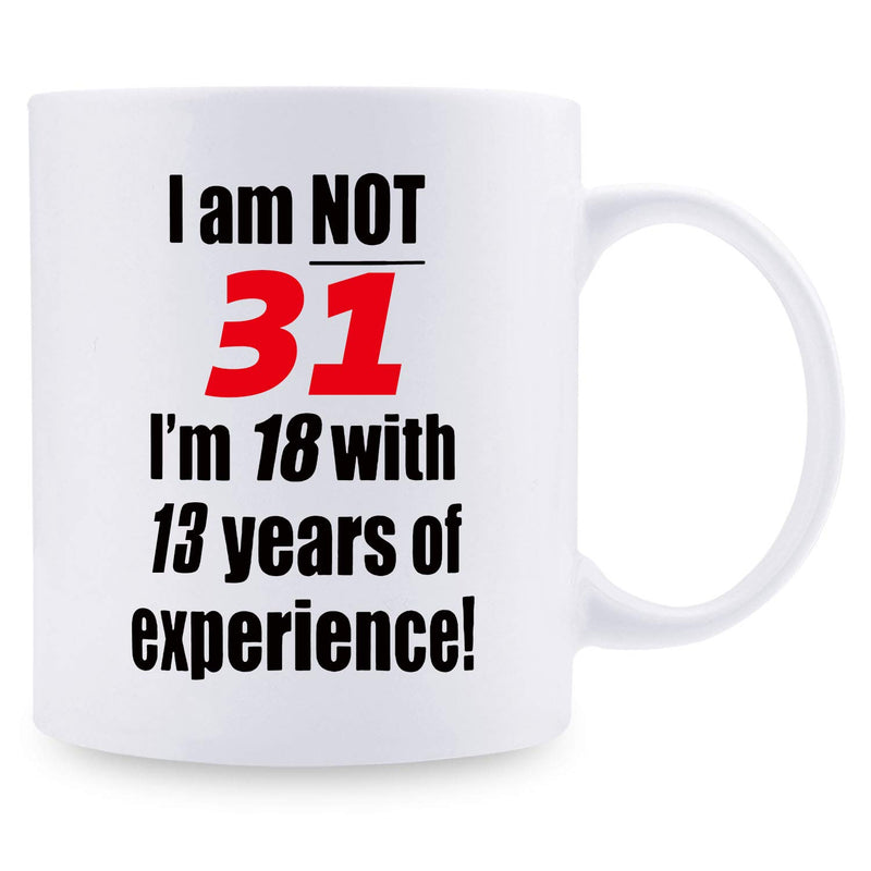 31st Birthday Gifts for Women - 1988 Birthday Gifts for Women, 31 Years Old Birthday Gifts Coffee Mug for Mom, Wife, Friend, Sister, Her, Colleague, Coworker - 11oz