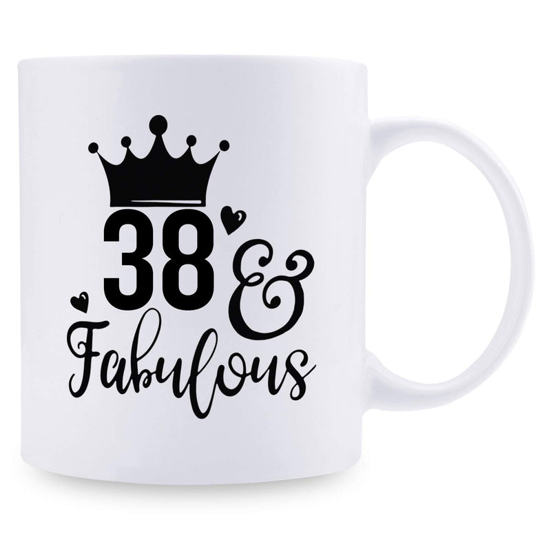 38th Birthday Gifts for Women - 1981 Birthday Gifts for Women, 38 Years Old Birthday Gifts Coffee Mug for Mom, Wife, Friend, Sister, Her, Colleague, Coworker - 11oz