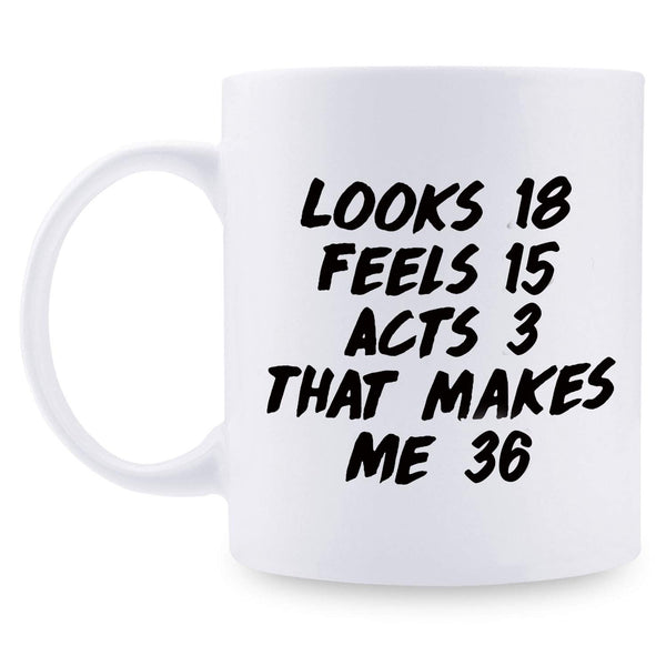 36th Birthday Gifts for Men - 1983 Birthday Gifts for Men, 36 Years Old Birthday Gifts Coffee Mug for Dad, Husband, Friend, Brother, Him, Colleague, Coworker - 11oz