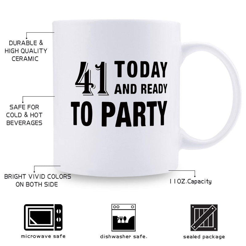 41st Birthday Gifts for Women - 1978 Birthday Gifts for Women, 41 Years Old Birthday Gifts Coffee Mug for Mom, Wife, Friend, Sister, Her, Colleague, Coworker - 11oz