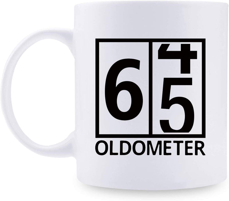 65th Birthday Gifts for Women - 1954 Birthday Gifts for Women, 65 Years Old Birthday Gifts Coffee Mug for Mom, Wife, Friend, Sister, Her, Colleague, Coworker, Oldometer Mug - 11oz