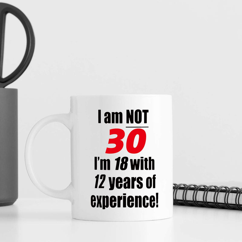 30th Birthday Gifts for Men - 1989 Birthday Gifts for Men, 30 Years Old Birthday Gifts Coffee Mug for Dad, Husband, Friend, Brother, Him, Colleague, Coworker - 11oz