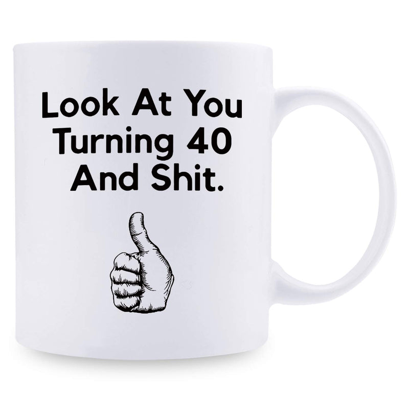 40th Birthday Gifts for Men - 1979 Birthday Gifts for Men, 40 Years Old Birthday Gifts Coffee Mug for Dad, Husband, Friend, Brother, Him, Colleague, Coworker - 11oz