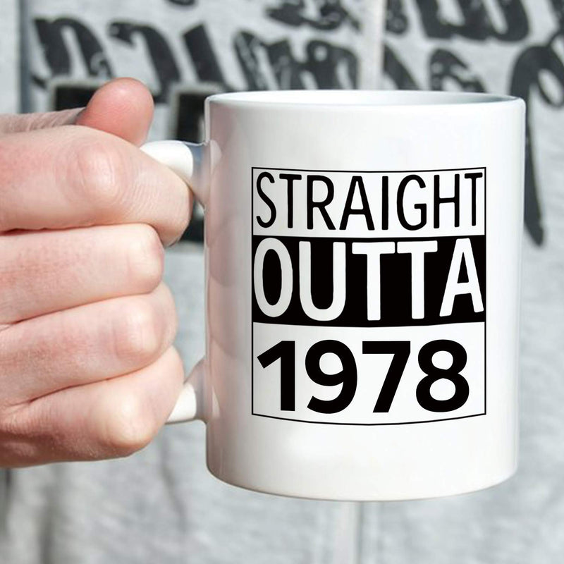 41st Birthday Gifts for Men - 1978 Birthday Gifts for Men, 41 Years Old Birthday Gifts Coffee Mug for Dad, Husband, Friend, Brother, Him, Colleague, Coworker - 11oz