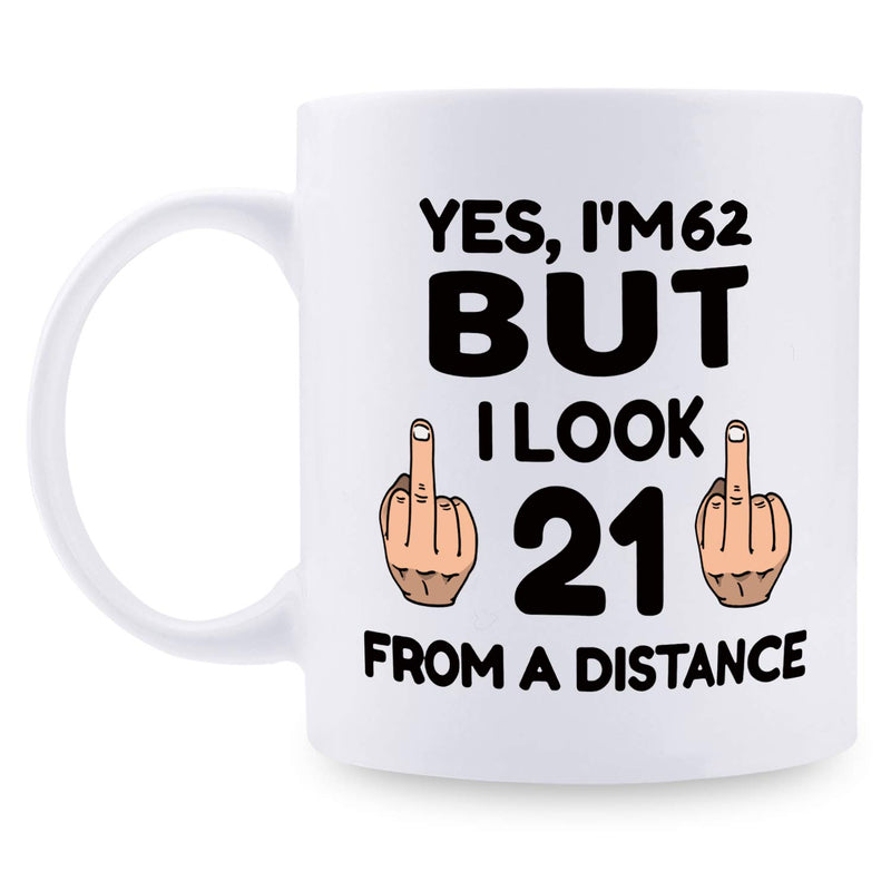 62nd Birthday Gifts for Women - 1957 Birthday Gifts for Women, 62 Years Old Birthday Gifts Coffee Mug for Mom, Wife, Friend, Sister, Her, Colleague, Coworker - 11oz