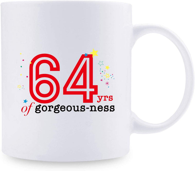 64th Birthday Gifts for Women - 1955 Birthday Gifts for Women, 64 Years Old Birthday Gifts Coffee Mug for Mom, Wife, Friend, Sister, Her, Colleague, Coworker - 11oz