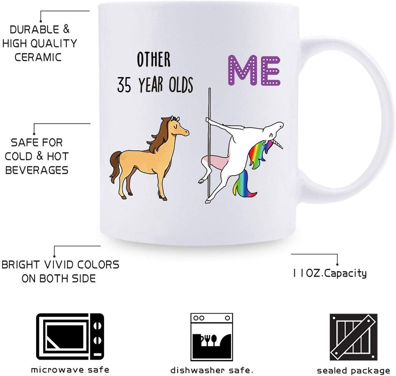 35th Birthday Gifts For Men - 1984 Birthday Gifts for Men, 35 Years Old Birthday Gifts Coffee Mug for Dad, Husband, Friend, Brother, Him, Colleague, Coworker - 11oz