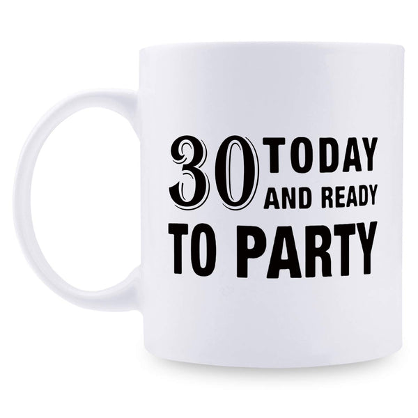 30th Birthday Gifts for Men - 1989 Birthday Gifts for Men, 30 Years Old Birthday Gifts Coffee Mug for Dad, Husband, Friend, Brother, Him, Colleague, Coworker - 11oz