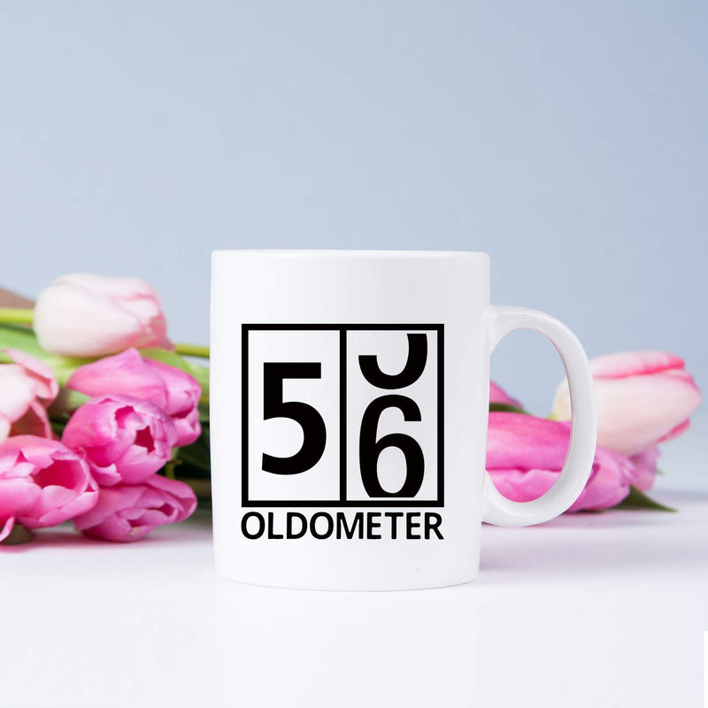 56th Birthday Gifts for Women - 1963 Birthday Gifts for Women, 56 Years Old Birthday Gifts Coffee Mug for Mom, Wife, Friend, Sister, Her, Colleague, Coworker, Oldometer Mug - 11oz