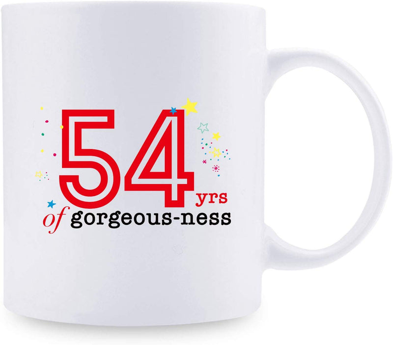 54th Birthday Gifts for Women - 1965 Birthday Gifts for Women, 54 Years Old Birthday Gifts Coffee Mug for Mom, Wife, Friend, Sister, Her, Colleague, Coworker - 11oz