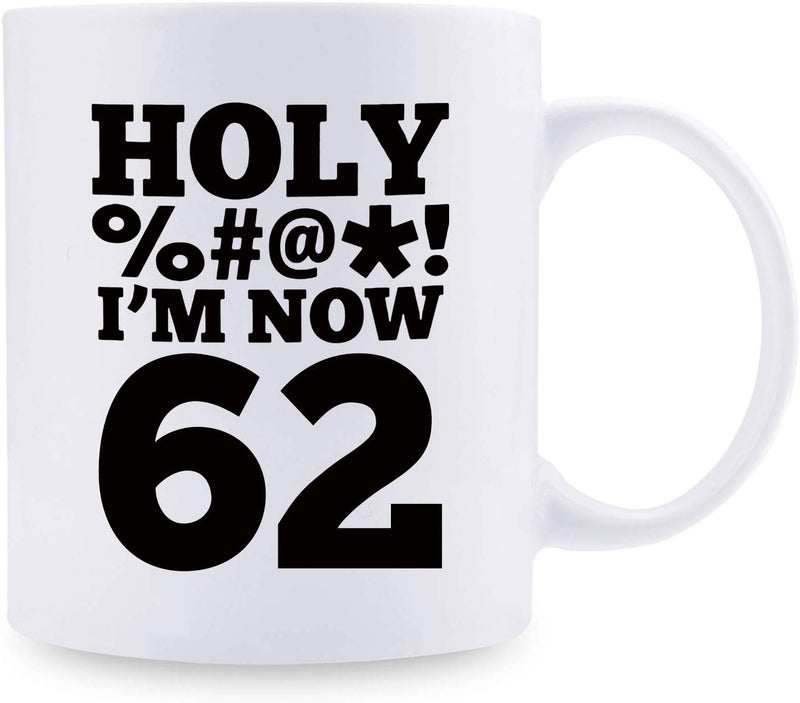 62nd Birthday Gifts for Women - 1957 Birthday Gifts for Women, 62 Years Old Birthday Gifts Coffee Mug for Mom, Wife, Friend, Sister, Her, Colleague, Coworker, HOLY MUG - 11oz