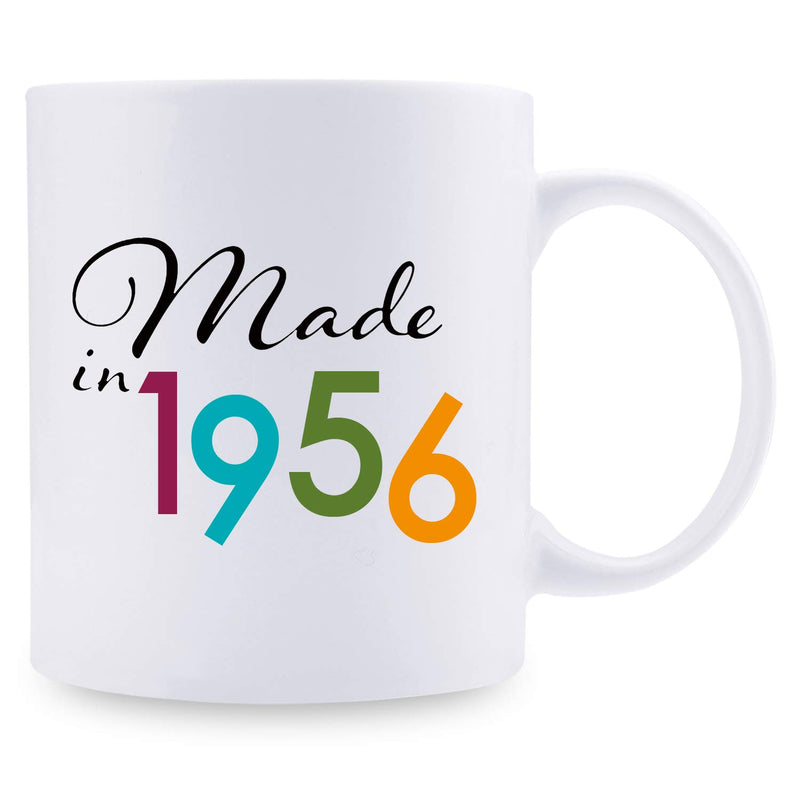 63rd Birthday Gifts for Women - 1956 Birthday Gifts for Women, 63 Years Old Birthday Gifts Coffee Mug for Mom, Wife, Friend, Sister, Her, Colleague, Coworker - 11oz