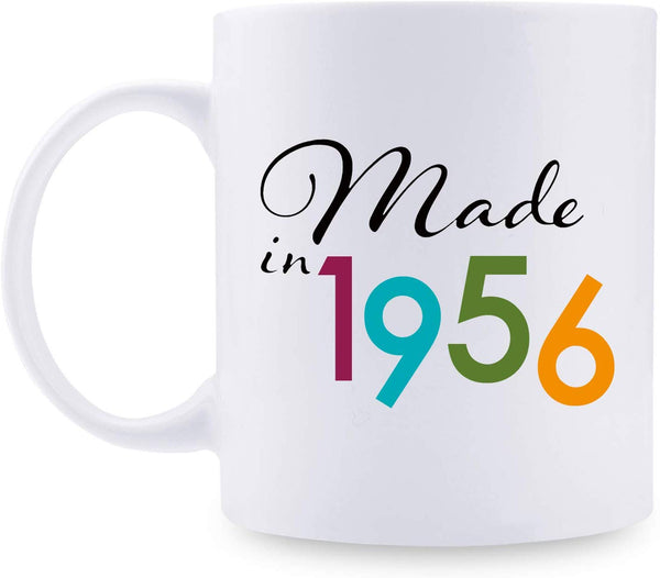 63rd Birthday Gifts for Men - 1956 Birthday Gifts for Men, 63 Years Old Birthday Gifts Coffee Mug for Dad, Husband, Friend, Brother, Him, Colleague, Coworker - 11oz