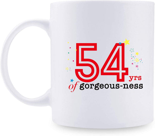 54th Birthday Gifts for Women - 1965 Birthday Gifts for Women, 54 Years Old Birthday Gifts Coffee Mug for Mom, Wife, Friend, Sister, Her, Colleague, Coworker - 11oz