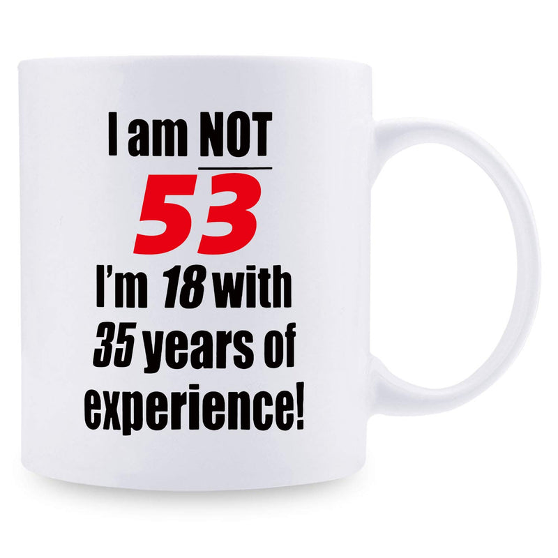 53rd Birthday Gifts for Men - 1966 Birthday Gifts for Men, 53 Years Old Birthday Gifts Coffee Mug for Dad, Husband, Friend, Brother, Him, Colleague, Coworker - 11oz