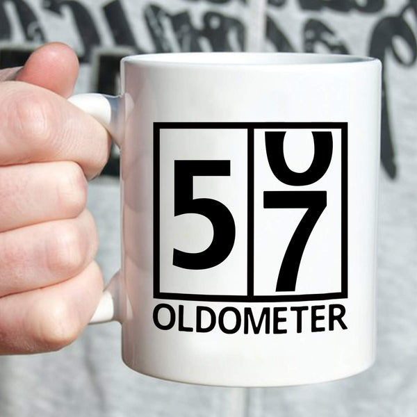 57th Birthday Gifts for Men - 1962 Birthday Gifts for Men, 57 Years Old Birthday Gifts Coffee Mug for Dad, Husband, Friend, Brother, Him, Colleague, Coworker, Oldometer Mug - 11oz