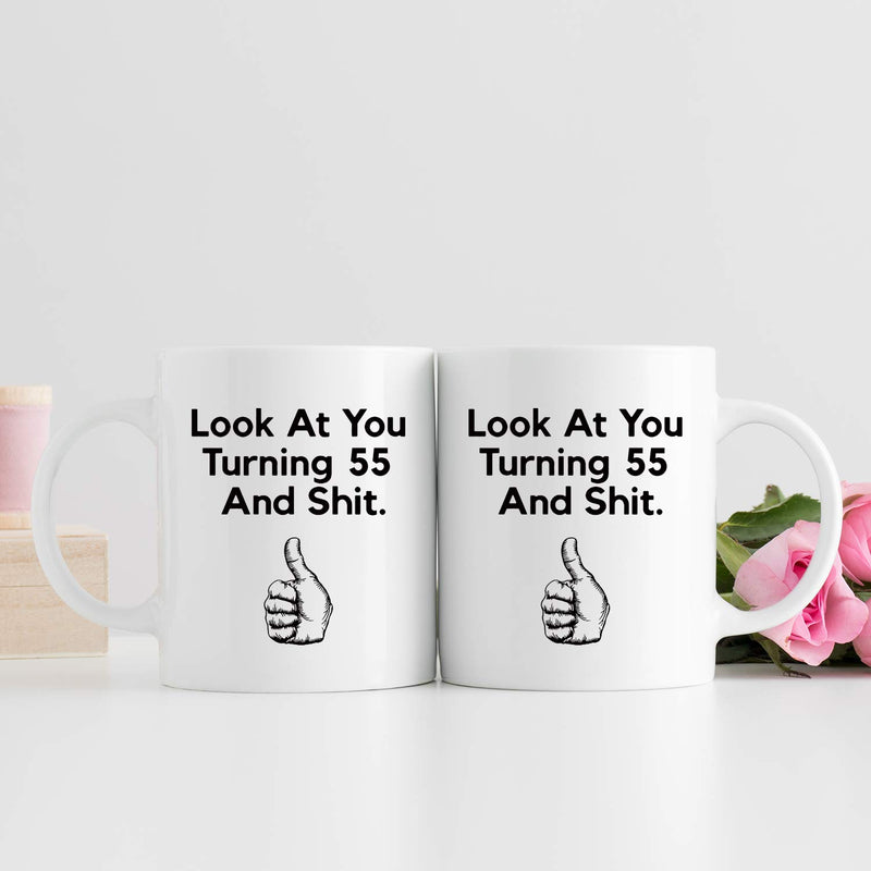 55th Birthday Gifts for Men - 1964 Birthday Gifts for Men, 55 Years Old Birthday Gifts Coffee Mug for Dad, Husband, Friend, Brother, Him, Colleague, Coworker - 11oz