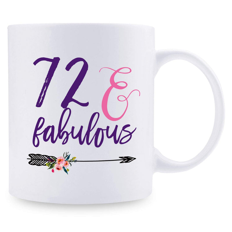 72nd Birthday Gifts for Men - 1947 Birthday Gifts for Men, 72 Years Old Birthday Gifts Coffee Mug for Dad, Husband, Friend, Brother, Him, Colleague, Coworker - 11oz