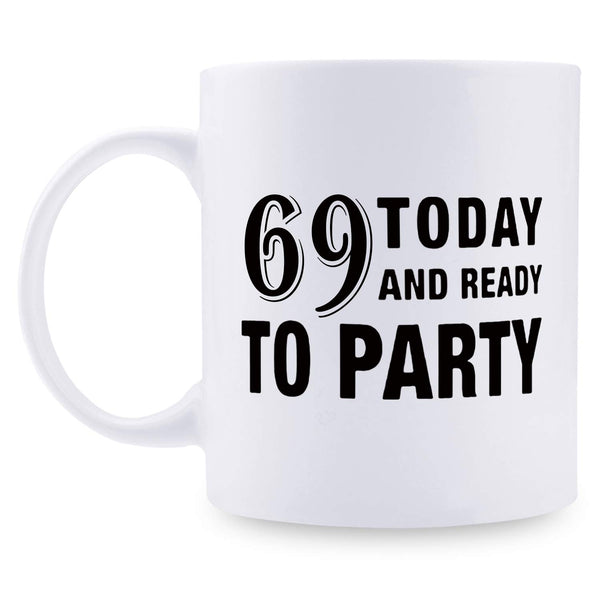 69th Birthday Gifts for Men - 1950 Birthday Gifts for Men, 69 Years Old Birthday Gifts Coffee Mug for Dad, Husband, Friend, Brother, Him, Colleague, Coworker - 11oz