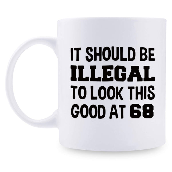 68th Birthday Gifts for Men - 1951 Birthday Gifts for Men, 68 Years Old Birthday Gifts Coffee Mug for Dad, Husband, Friend, Brother, Him, Colleague, Coworker - 11oz