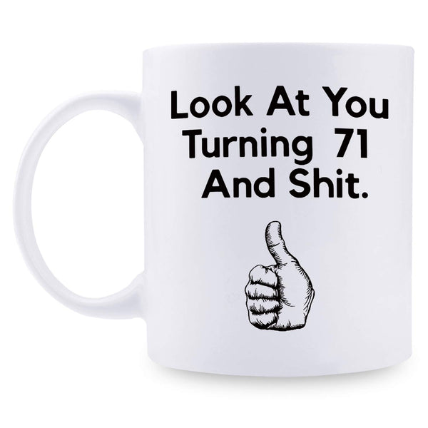 71st Birthday Gifts for Women - 1948 Birthday Gifts for Women, 71 Years Old Birthday Gifts Coffee Mug for Mom, Wife, Friend, Sister, Her, Colleague, Coworker - 11oz