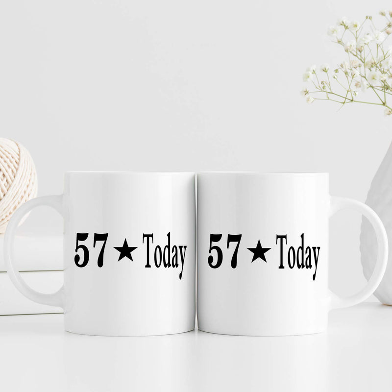 57th Birthday Gifts for Women - 1962 Birthday Gifts for Women, 57 Years Old Birthday Gifts Coffee Mug for Mom, Wife, Friend, Sister, Her, Colleague, Coworker - 11oz