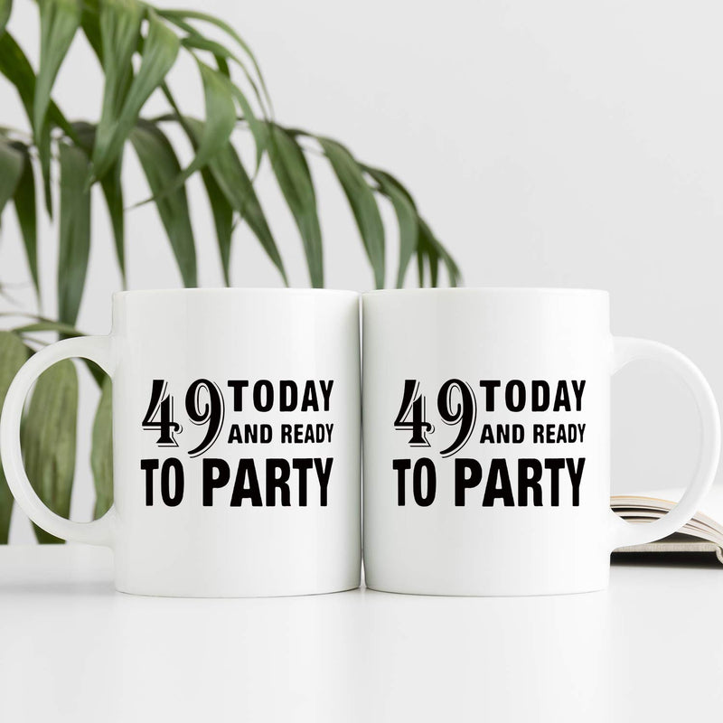 49th Birthday Gifts for Women - 1970 Birthday Gifts for Women, 49 Years Old Birthday Gifts Coffee Mug for Mom, Wife, Friend, Sister, Her, Colleague, Coworker - 11oz